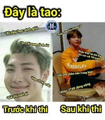 tự tin trên tb nhưng khi phát ra môn nào tưởng trên tb đều tạch :) | Chuyện  cười, Hài hước, Nhóm nhạc bts