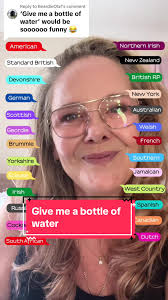 Accent Variety: Give Me a Bottle of Water in Different Accents