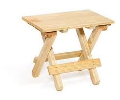 Amish Pine Wood Folding Outdoor End Table Outdoor End Tables Diy End Tables Wood Folding Table