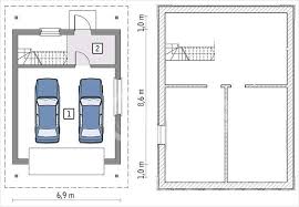 Insgesamt haben wir für garage und carport 6,50 meter zur verfügung, wobei jedoch unser. Die Grosse Der Garage Fur 2 Autos Zeichnungen Des Raumes Fur Zwei Autos Die Optimale Breite Und Standardparameter Fur Zwei Autos