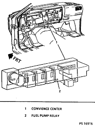 The fuel pump relay could be shot, or the fuel filter could be clogged. Fuel Pump Relay S 10 Forum