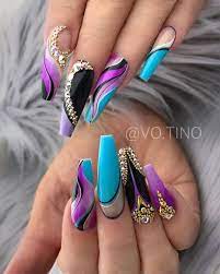 Nails Fascination On Instagram Nailsfascination Beautiful Art By Vo Tino Nailsfascination Swag Nails Coffin Nails Designs Ballerina Acrylic Nails