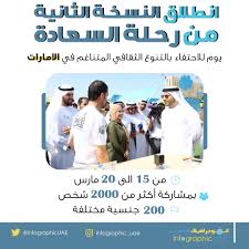 انطلاق النسخة الثانيه من رحلة السعادة الامارات infographic society the wiz