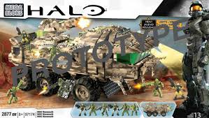Dual argent v missile pods with x8 missiles that really fire! Halo Mega Bloks Bauset Unsc Mammoth Heldenshop