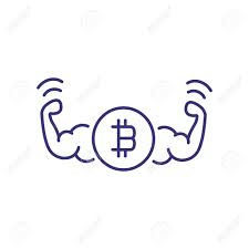 Only time will tell whether icon can pull it off or not in this very competitive crypto space. Power Of Bitcoin Line Icon Two Strong Muscle Arms With Bitcoin Sign On White Background Cryptocurrency Concept Vector Illustration Can Be Used For Topics Like Money Finance Economy Investment Royalty Free Cliparts