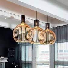 New Handmade Rattan Lighting Ball Shaped Design Pendant Etsy In 2021 Wooden Pendant Lighting Wooden Chandelier Wooden Pendant Lamp