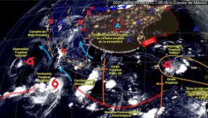 Además del huracán linda el pacífico está de actividad intensa por la presencia de la tormenta tropical kevin. Hrnnaari Rktsm