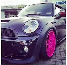 Black And Purple Car Rims Pin By Angel Palmer On Girlygirlrides Mini Cooper Mini Cars Black Mini Cooper