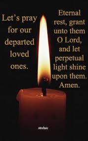 All Souls Day Prayer Cards Let S Pray For Our Departed Loved Ones May They Rest In Peace All Souls Day All Souls Let S Pray