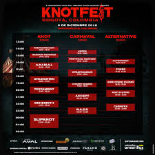 The 2019 edition of hellfest which was the 14th run of the festival, amplified the insanity even further by bring knotfest over to europe for the first time a standout performance of knotfest on the first day. Knotfest Colombia 2019 Line Up Y Horarios Confirmados