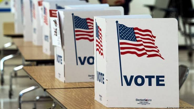People at a community voting event, Los Angeles California