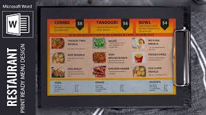 Berikut adalah langkah langkah cepatnya. Restaurant Menu Design In Microsoft Word How To Create Food Menu Ladyoak