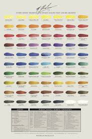 M Graham Watercolors Chart In 2019 Sennelier Watercolor