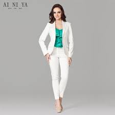Find More Pant Suits Information About New White Professional Women Business Suits Autumn Winter B Suits For Women Womens Suits Business Formal Suits For Women