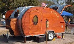 Camping Fun Strange Teardrop Campers Olde Wood Panels Teardrop Camper Teardrop Camping Teardrop Trailer