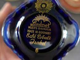 Tea, chocolate, and coffee sets serveware & services kitchen and housewares. Sammeltasse Echt Cobalt Kobalt Lindner Kueps Bavaria Isabel Bavaria Lettering Cobalt