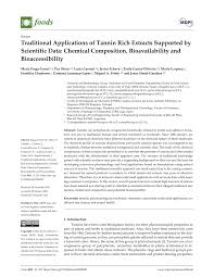 1422 w commerce ave is located in playa del rey, gilbert. Pdf Traditional Applications Of Tannin Rich Extracts Supported By Scientific Data Chemical Composition Bioavailability And Bioaccessibility