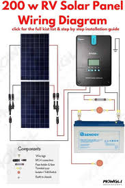 200 Watt Solar Panel Wiring Diagram Kit List In 2020 Rv Solar Panels Rv Solar Van Life