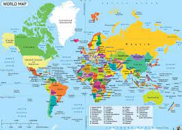 Di era modern saat ini, peta dunia berkembang menjadi google map dan anda bisa mengaksesnya melalui seluler. Peta Negara Lengkap Di Benua Asia Eropa Amerika Afrika Dan Australia