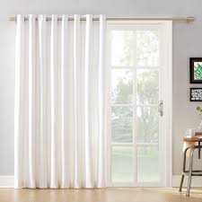 Grommet curtains come in dozens of fabrics, styles and colors for just about any décor style. Mainstays Sliding Glass Door Thermal Lined Room Darkening Grommet Curtain Panel Walmart Com Walmart Com