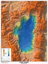 3 D Lake Tahoe Topographic Map By Nevada Bureau Of Mines And Geology Maps Com Com