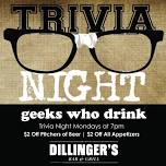 Trivia Night geeks who drink