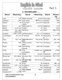 مذكرة شرح منهج English In Mind 3 فى اللغة الانجليزية المستوى الرفيع للصف الثالث الاعدادى اللغات ال الامتحان التعليمى