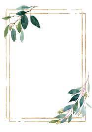 Double Frame Leaves Wedding Invitation Template Greetings Island Floral Wallpaper Phone Flower Graphic Design Wedding Background Wallpaper