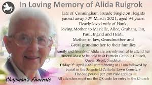 Chapman's Funerals...