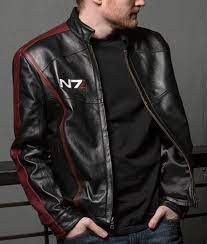 Mass Effect 3 Gaming N7 Jacket Jackets Creator Jackets Men Fashion Leather Jacket Leather Jacket Men