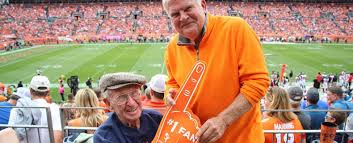 The broncos compete in the national football league (nfl) as a member club of the league's american football conference (afc) west division. Joe And Gary Attend A Denver Broncos Game Wish Of A Lifetime