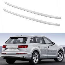 For Audi Q7 2017 2018 2019 Roof Rack Rails Bar Luggage Carrier Bars Top Racks Rail Boxes Aluminum Alloy Roof Racks Boxes Aliexpress