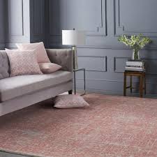 D Orsay Rug In Peach Pale Blue Design By Elle Decor Elle Decor Decor Trending Decor