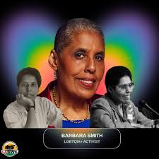 🌈 Pride Month Spotlight: Barbara Smith ✨ Barbara Smith is a trailblazing  Black feminist, lesbian activist, and co-founder of the Combahee River  Collective (CRC), a radical Black feminist group from the 1970s
