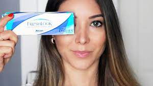 These contacts need to be removed and cleaned. Colored Contact Lenses For Dark Brown Eyes Freshlook Try On Review Youtube