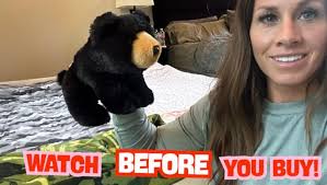 Amazon.com: Douglas Boulder Black Bear Plush Stuffed Animal : Toys & Games