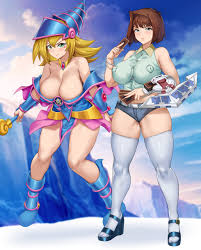 Rule 34 - 2girls Dark Magician Girl Jirusu Tea Gardner Yu-gi-oh! Yu-gi-oh!  Duel Monsters | 8849401
