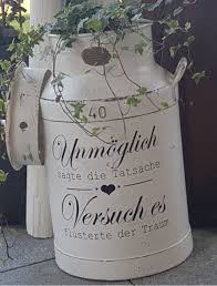 Shabby Wasserf Aufkleber Mobeltattoo Weiss Stempel Koffer Schrank Fur Milchkanne Shabby Schabby Schick Shabby Deko