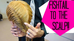 Whether you're prepping for a formal occasion, like zoom prom, or just want to learning to braid my hair isn't just about beauty — it̵. How To Do A Fishtail Braid To The Scalp Youtube