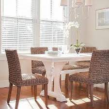 Find the dining room table and chair set that fits both your lifestyle and budget. Round Marble Top Dining Table With Gray Slipper Dining Chairs Transitional Dining Room