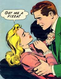 We hope you enjoy our growing collection of hd images. Get Me A Pizza Comic Strip Couple Blonde Chic Lady Woman With Handsome Man Husband Boyfriend Pop Art Comic Pop Art Comic Art