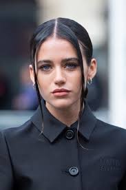 Olivia Neill Attending Miu Miu Womenswear Editorial Stock Photo