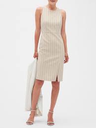 Pinstripe Sheath Dress Banana Republic Factory Elegant Dresses Long Business Dresses Summer Dresses Sundresses