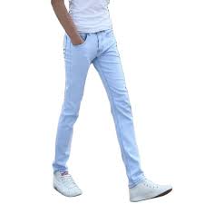 2021 Small Stretch Light Blue Cotton Mens Jeans 28 29 30 31 32 33 34 36 Sky Blue Jeans Men Trousers Slim Soft And Comfortable Men Jeans Men Jeans Trousersjeans Trousers Aliexpress