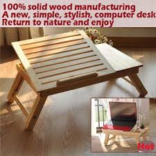 Portatil De Escritorio De La Computadora Pura Madera Escritorio De La Computadora Mesa Plegable De Mesa Plegable Mesa Para Portatil Mesa De Altura Regulable