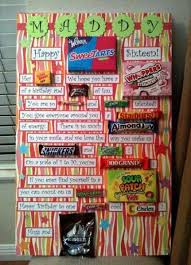 Birthday Poster Board Ideas With Pictures 54 Trendy Birthday Poster Ideas 16th Birthday Candy Posters Candy Birthday Cards Candy Cards