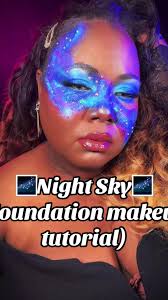 🌌Night Sky🌌 (ABC Halloween makeup look 14
