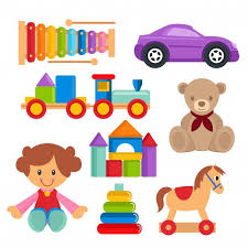 Premium Vector Children Toy Set Vector Object Kids Toys Toy Sets Vintage Toys