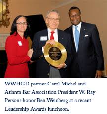 Explore tweets of ben weinberg @benjweinberg on twitter. Atlanta Bar Association Honors Ben L Weinberg Jr At Its Leadership Awards Luncheon