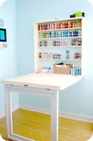 Shop for sewing craft & sewing tables and other craft room furniture products at martha stewart. 23 Diy Craft Desk Ideas For Your Craft Room Craftsy Hacks